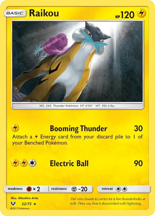 Raikou (32/73) [Sun & Moon: Shining Legends] - for just $0.35! 