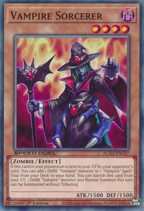 Vampire Sorcerer [SGX3-ENC07] Common - for just $0.10! 