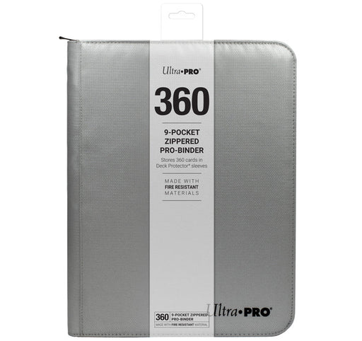 Ultra PRO: 9-Pocket Zippered PRO-Binder (Silver) - Just $0! Shop now at Retro Gaming of Denver