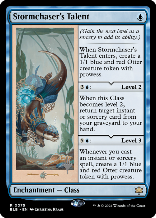 Stormchaser's Talent (PPBLB-075) - Bloomburrow Promos - for just $2.06! 