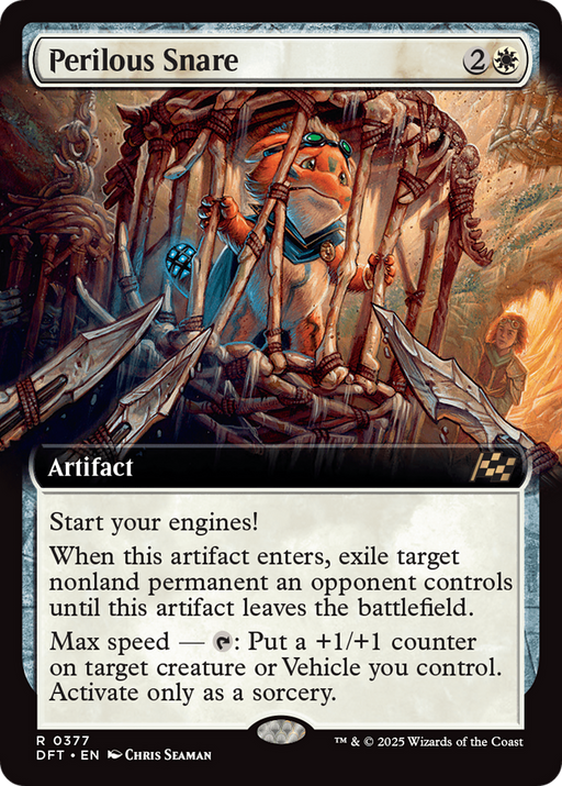 Perilous Snare (DFT-377) - Aetherdrift: (Extended Art) - for just $0.09! 