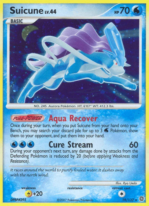 Suicune (19/132) [Diamond & Pearl: Secret Wonders] - for just $10.95! 
