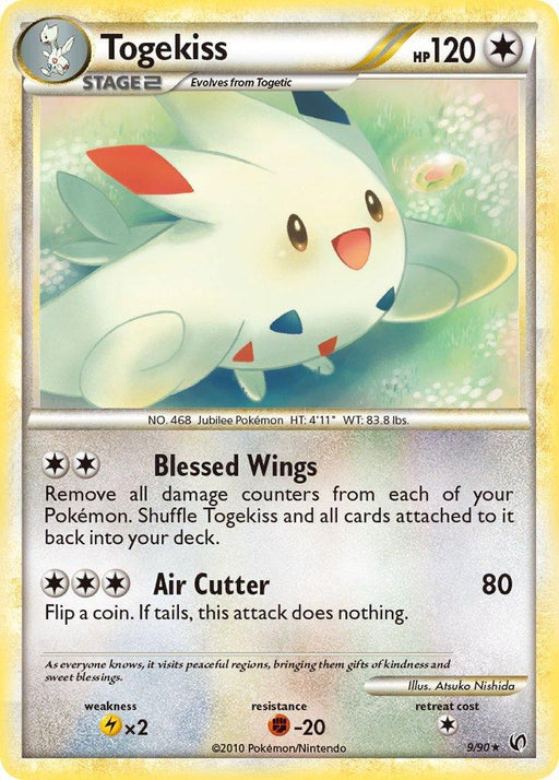 Togekiss (9/90) (Theme Deck Exclusive) [HeartGold & SoulSilver: Undaunted] - for just $1.20! 