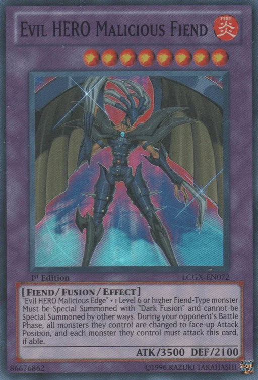 Evil HERO Malicious Fiend [LCGX-EN072] Super Rare - for just $0.45! 