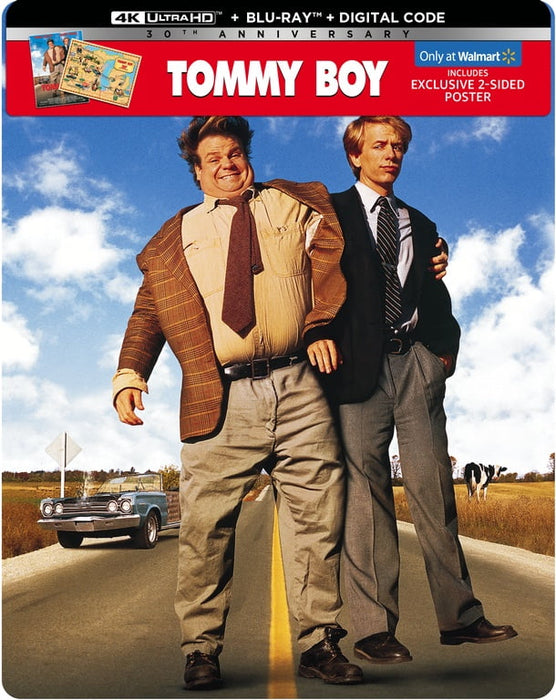Tommy Boy - Limited Edition Steelbook (4K Ultra HD + Digital) - for just $32.99! 
