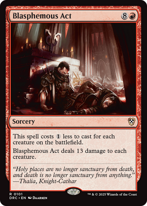 Blasphemous Act (DRC-101) - Commander: Aetherdrift - for just $0.22! 