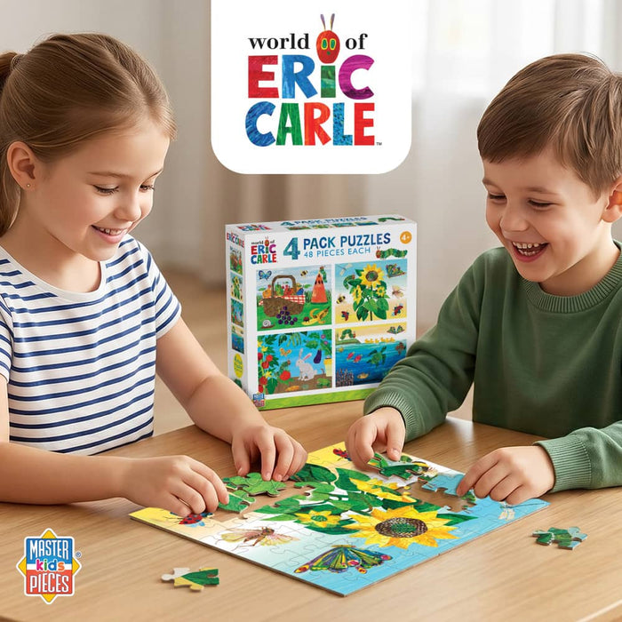 World of Eric Carle 48 Piece Jigsaw Puzzles 4-Pack - for just $14.99! 