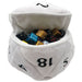 D20 Plush Dice Bag - White - Just $16.99! Shop now at Retro Gaming of Denver