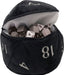 D20 Plush Dice Bag - Black w/ white numbers - Just $16.99! Shop now at Retro Gaming of Denver