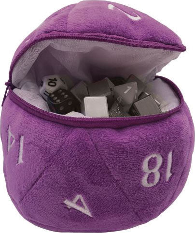 D20 Plush Dice Bag - Purple - Just $16.99! Shop now at Retro Gaming of Denver