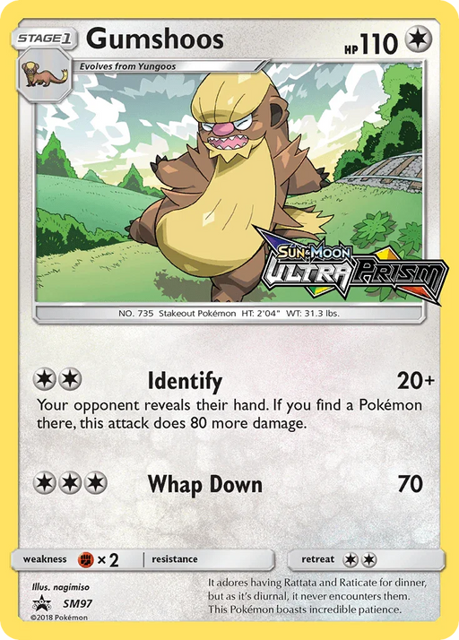 Gumshoos (SM97) [Sun & Moon: Black Star Promos] - for just $2.30! 