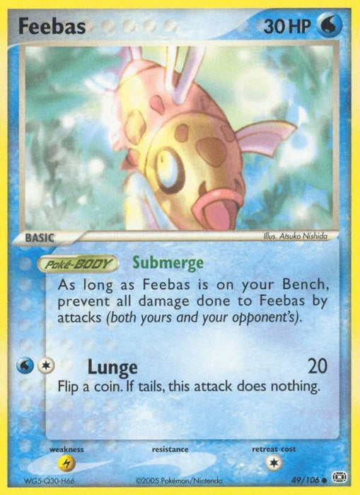 Feebas (49/106) [EX: Emerald] - for just $0.70! 