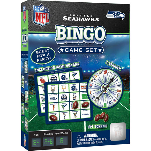 Seattle Seahawks Bingo Game - Just $9.99! Shop now at Retro Gaming of Denver