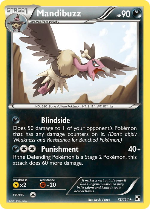 Mandibuzz (73/114) [Black & White: Base Set] - for just $0.30! 
