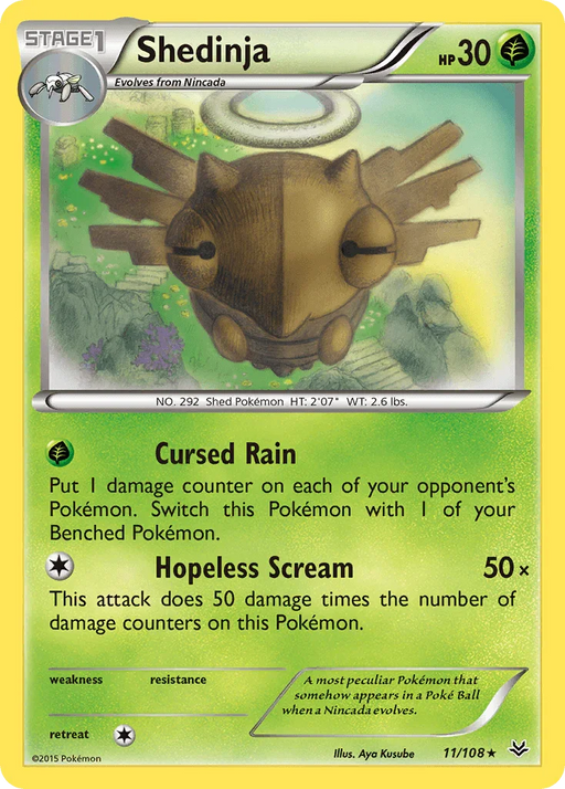 Shedinja (11/108) [XY: Roaring Skies] - for just $0.20! 