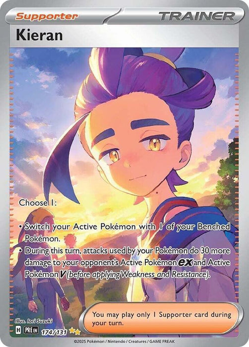 Kieran (174/131) [Scarlet & Violet: Prismatic Evolutions] - for just $8.65! 