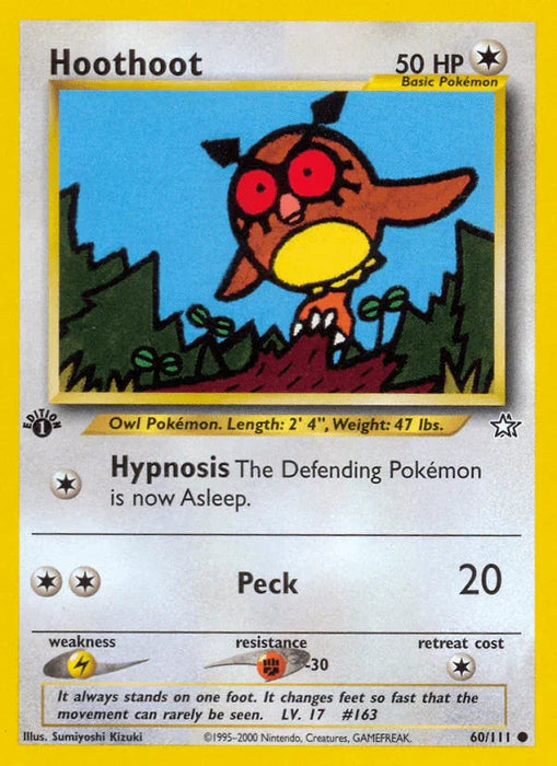 Hoothoot (60/111) [Neo Genesis 1st Edition] - for just $0.40! 