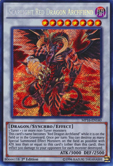 Scarlight Red Dragon Archfiend [MP16-EN140] Secret Rare - for just $0.90! 