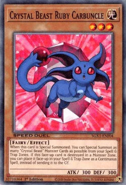 Crystal Beast Ruby Carbuncle [SGX1-ENF04] Common - for just $0.10! 