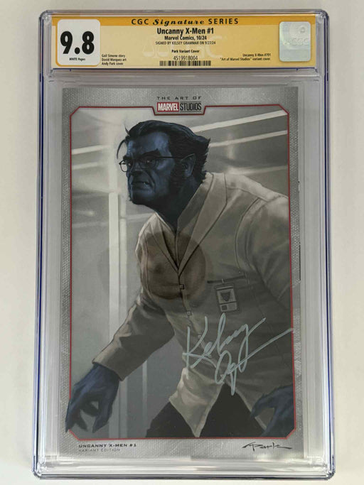 [Signed by Kelsey Grammar] Uncanny X-Men #1 CGC 9.8 Yellow Label Andy Park Exclusive Virgin Var - for just $300! 
