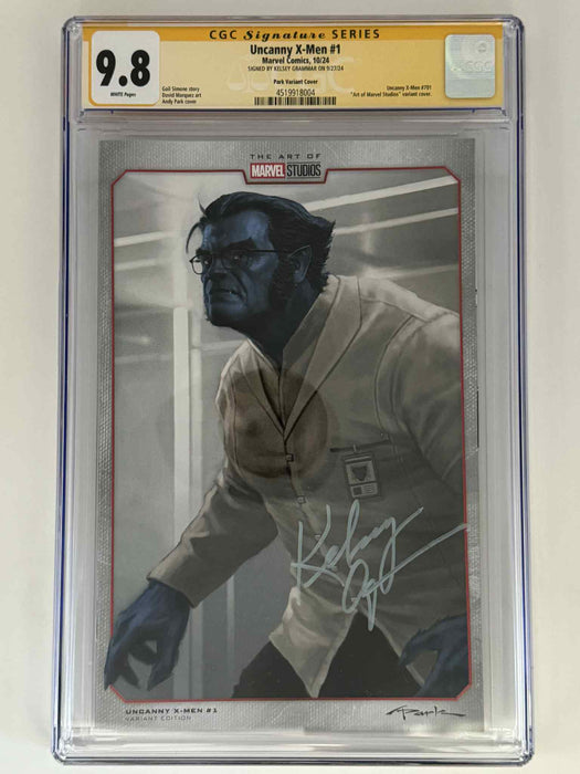 [Signed by Kelsey Grammar] Uncanny X-Men #1 CGC 9.8 Yellow Label Andy Park Exclusive Virgin Var - for just $300! 
