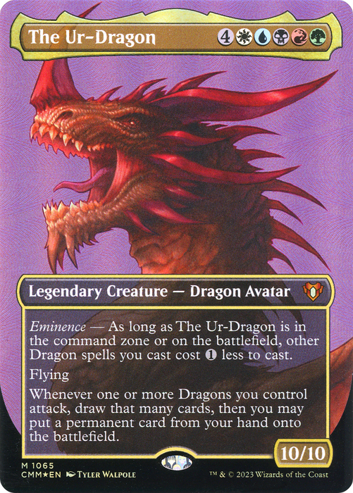 The Ur-Dragon (CMM-1065) - Commander Masters (Borderless) Foil - for just $35.48! 