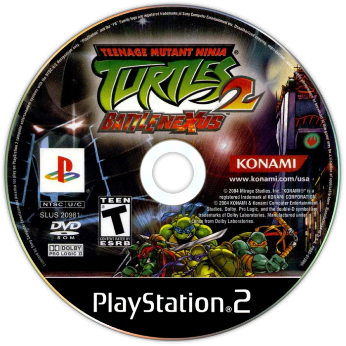 Teenage Mutant Ninja Turtles 2: Battle Nexus – PlayStation 2 (PS2) - for just $20.99! 