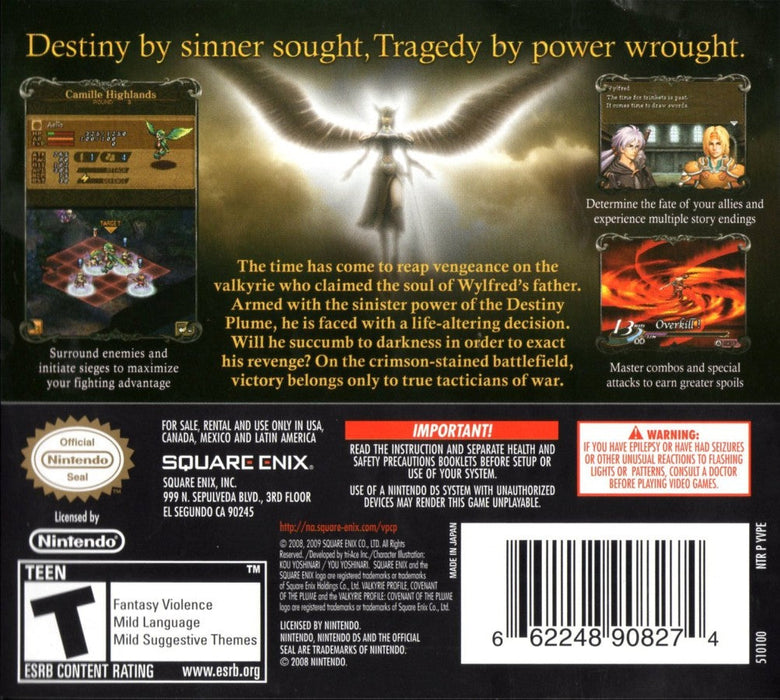 Valkyrie Profile: Covenant of the Plume – Nintendo DS (DS) - for just $0! 