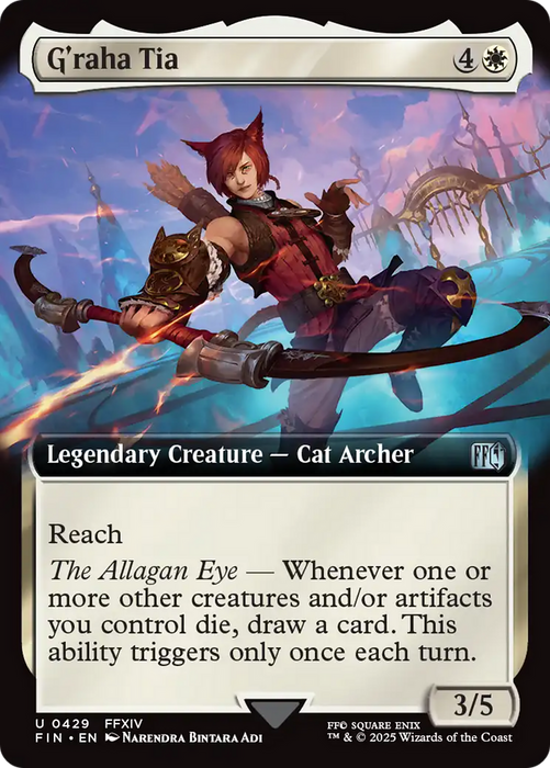 G'raha Tia (FIN-429) - FINAL FANTASY: (Extended Art) Foil - for just $2.68! 