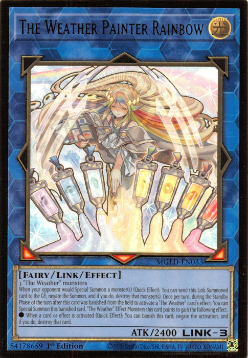 The Weather Painter Rainbow [MGED-EN033] Gold Rare - for just $0.10! 
