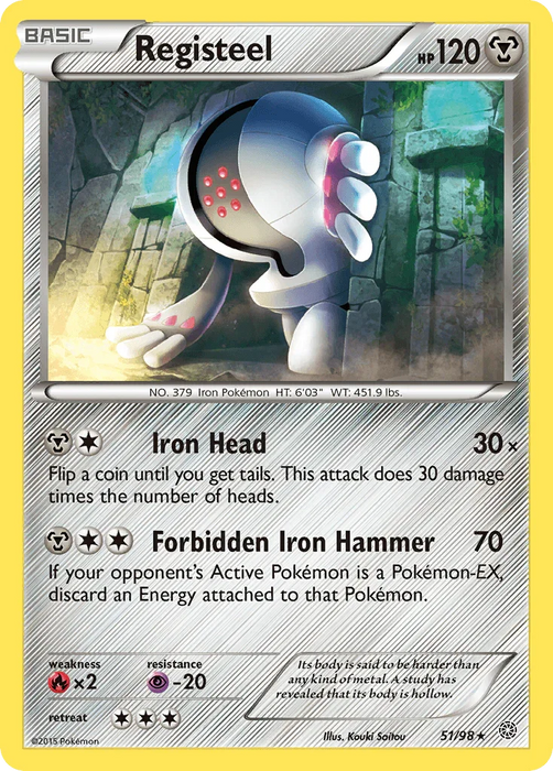 Registeel (51/98) [XY: Ancient Origins] - for just $0.10! 