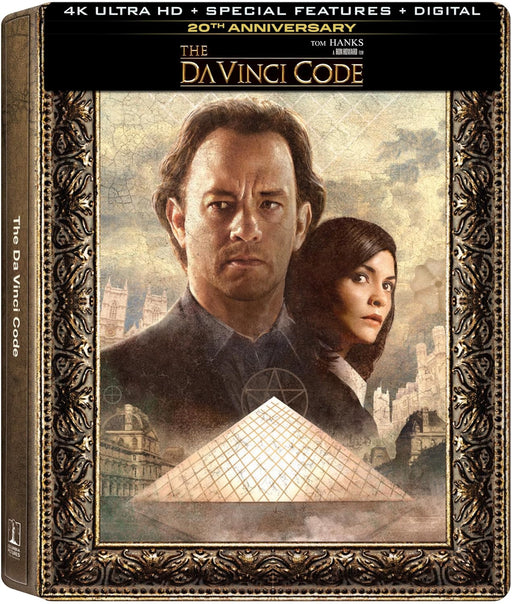 The Da Vinci Code - 20th Anniversary Limited Edition Steelbook (4K Ultra HD + Digital) - for just $39.99! 