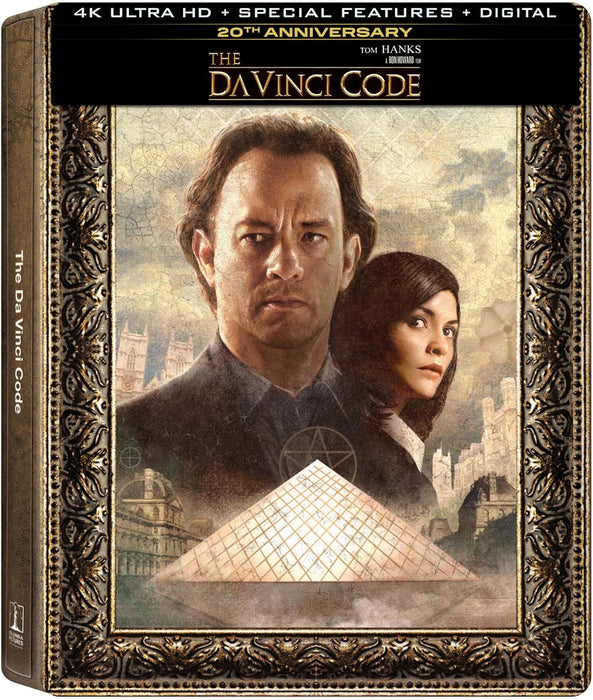 The Da Vinci Code - 20th Anniversary Limited Edition Steelbook (4K Ultra HD + Digital) - for just $39.99! 