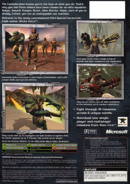 Brute Force – Xbox (XBOX) - for just $0! 