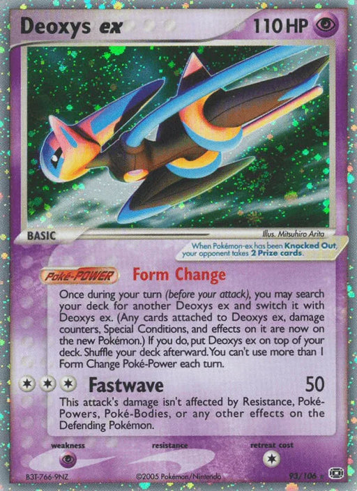 Deoxys ex (93/106) [EX: Emerald] - for just $84! 