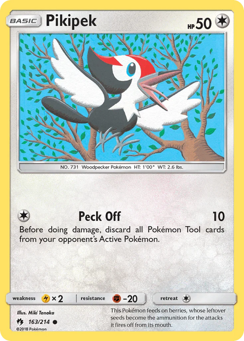 Pikipek (163/214) [Sun & Moon: Lost Thunder] - for just $0.10! 