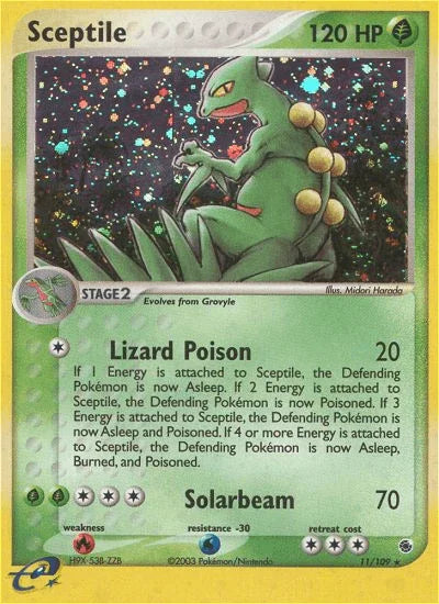 Sceptile (11/109) [EX: Ruby & Sapphire] - for just $32.05! 