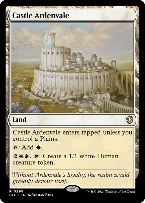 Castle Ardenvale (BLC-298) - Bloomburrow Commander - for just $0.10! 