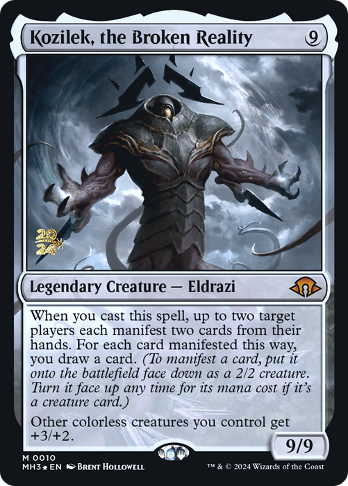 Kozilek, the Broken Reality (PRE-010) - Modern Horizons 3 Promos Foil - for just $2.72! 