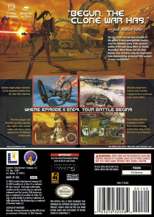 Star Wars: The Clone Wars – GameCube (GC) - for just $13.99! 