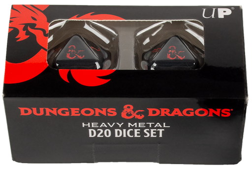 Ultra PRO: Heavy Metal Dice - D20 (Dungeons & Dragons) - for just $0! 