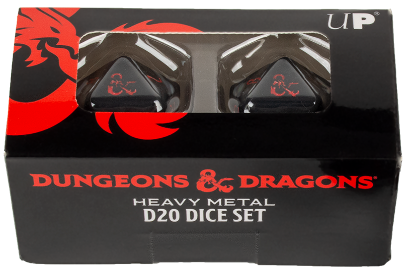 Ultra PRO: Heavy Metal Dice - D20 (Dungeons & Dragons) - for just $0! 