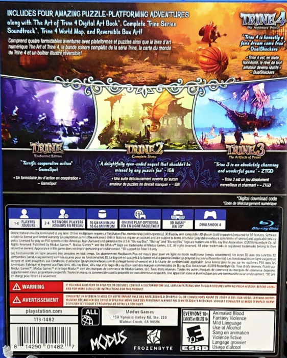 Trine: Ultimate Collection – PlayStation 4 (PS4) - for just $21.99! 