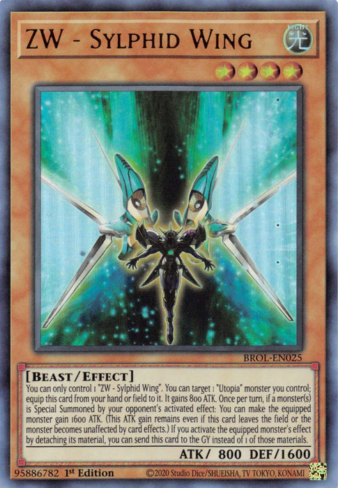 ZW - Sylphid Wing [BROL-EN025] Ultra Rare - for just $0.10! 