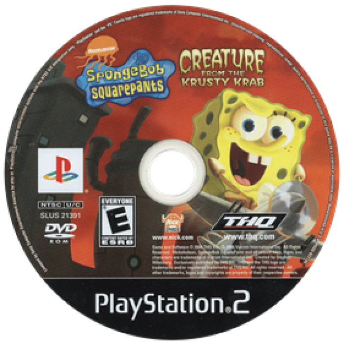 SpongeBob SquarePants: Creature from the Krusty Krab – PlayStation 2 (PS2) - for just $12.99! 