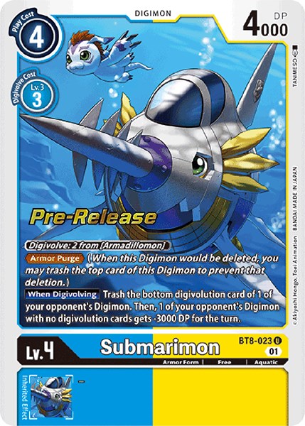 Submarimon [BT8-023] [New Awakening Pre-Release Cards] - Just $0.10! Shop now at Retro Gaming of Denver