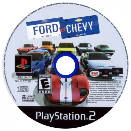 Ford vs. Chevy – PlayStation 2 (PS2) - for just $0! 