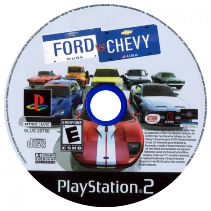 Ford vs. Chevy – PlayStation 2 (PS2) - for just $0! 