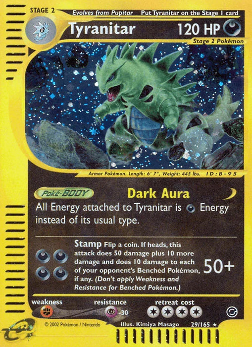 Tyranitar (29/165) [Expedition: Base Set] - for just $12! 