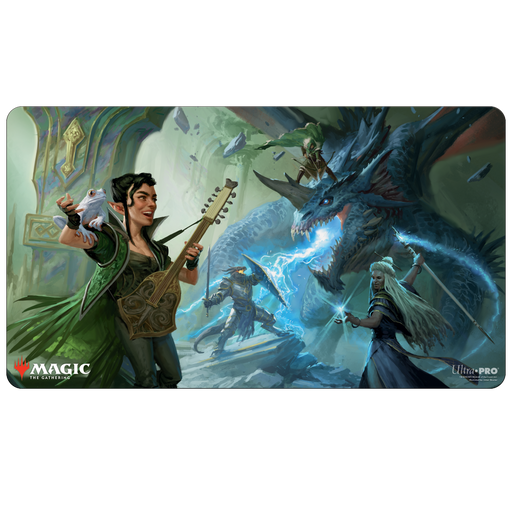 Ultra PRO: Playmat - Adventures in the Forgotten Realms (The Party Fighting Blue Dragon) - Just $0! Shop now at Retro Gaming of Denver